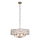 Endon 106244 - Luster na lancu CLIFTON 5xE14/6W/230V prečnik 50,5 cm mesing/prozirno
