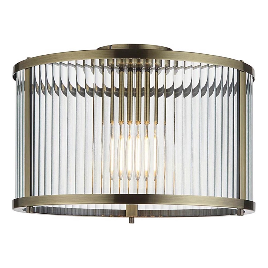 Endon 106265 - Plafonska svetiljka RIDGETON 1xE27/10W/230V mesing