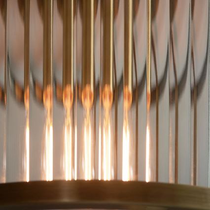 Endon 106265 - Plafonska svetiljka RIDGETON 1xE27/10W/230V mesing