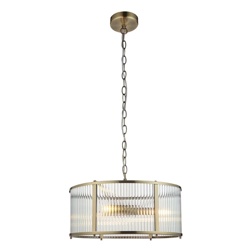 Endon 106282 - Luster na lancu RIDGETON 3xE14/6W/230V mesing