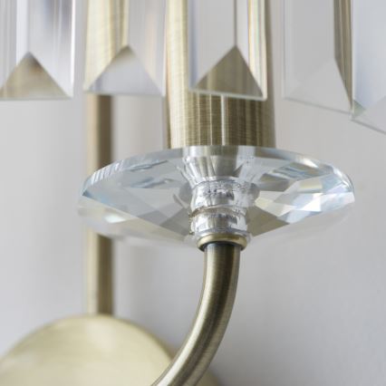 Endon 106450 - Zidna lampa CHESTERFIELD 2xE14/6W/230V mesing
