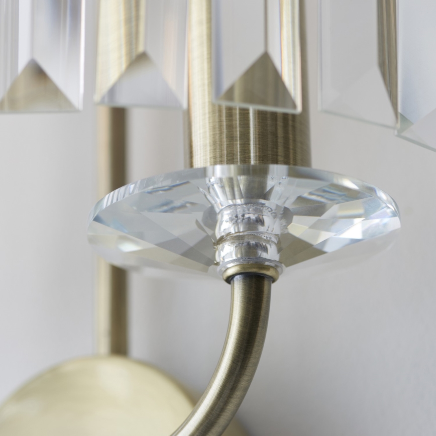Endon 106450 - Zidna lampa CHESTERFIELD 2xE14/6W/230V mesing