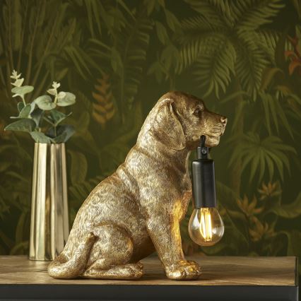 Endon 107364 - Stona lampa PUPPY 1xE14/7W/230V zlatna