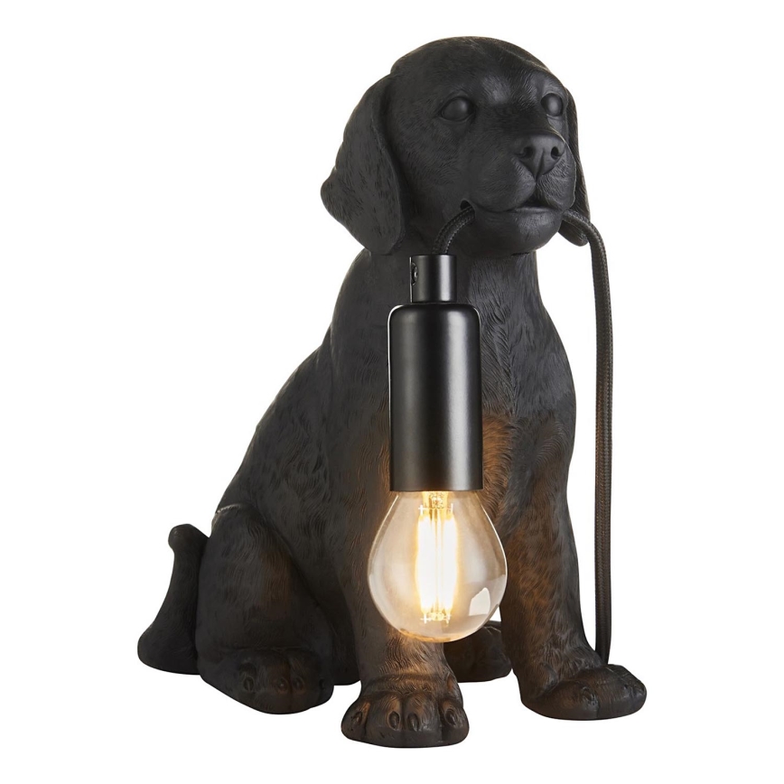 Endon 107365 - Stona lampa PUPPY 1xE14/7W/230V crno
