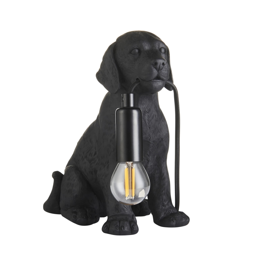 Endon 107365 - Stona lampa PUPPY 1xE14/7W/230V crno