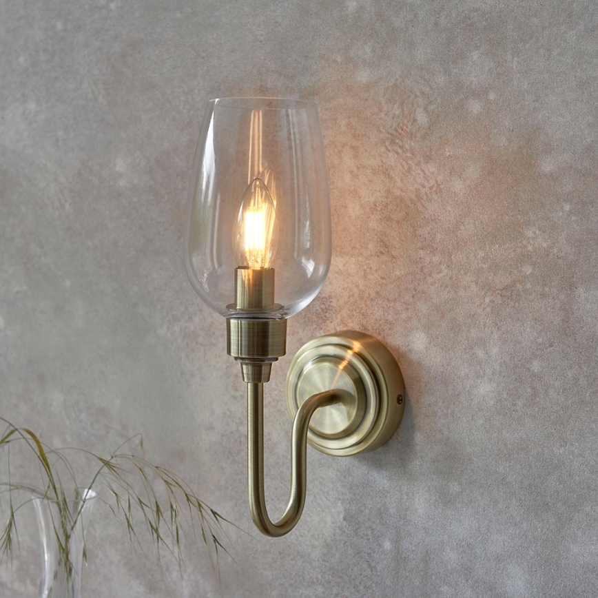 Endon 107792 - Zidna lampa STOURTON 1xE14/6W/230V mesing