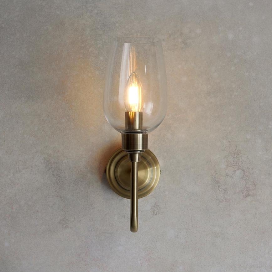 Endon 107792 - Zidna lampa STOURTON 1xE14/6W/230V mesing