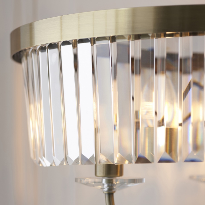 Endon 110644 - Podna lampa CHESTERFIELD 3xE14/6W/230V mesing