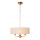 Endon 110723 - Luster na lancu HIGHCLERE 3xE14/40W/230V bež/mesing