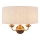 Endon 110726 - Zidna lampa HIGHCLERE 2xE14/40W/230V bež/mesing