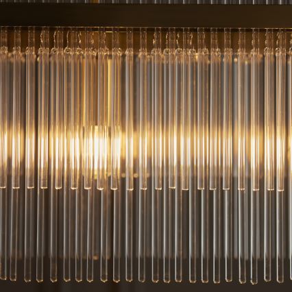 Endon 112573 - Luster na lancu MARIETTA 4xE14/6W/230V mesing/prozirno