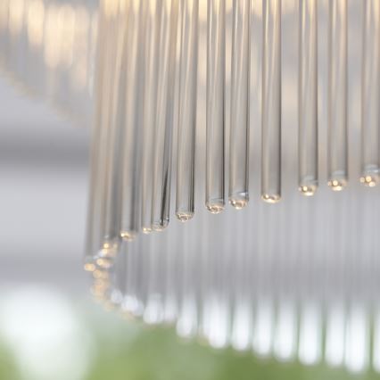 Endon 112575 - Nadgradni luster MARIETTA 3xE14/7W/230V mesing/prozirno