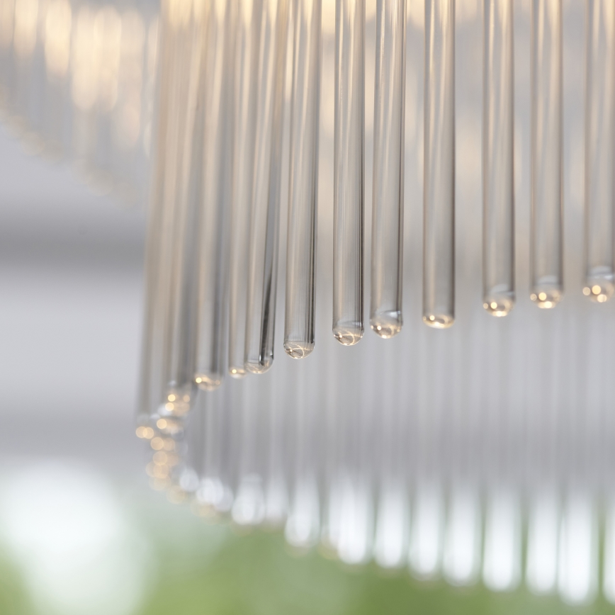 Endon 112575 - Nadgradni luster MARIETTA 3xE14/7W/230V mesing/prozirno