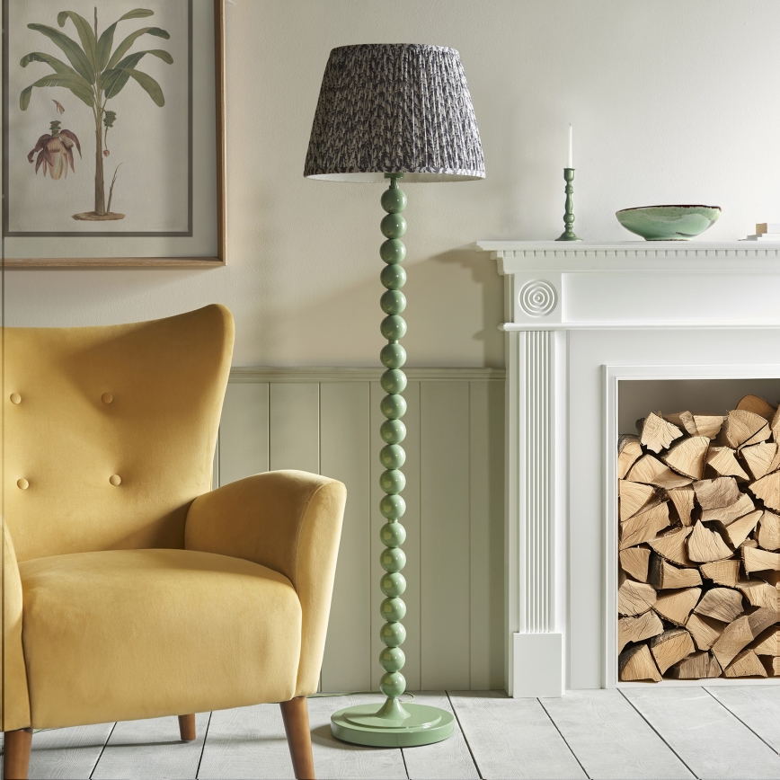 Endon 114634 - Stojeća lampa HIGGLEDY 1xE27/10W/230V zelena/siva