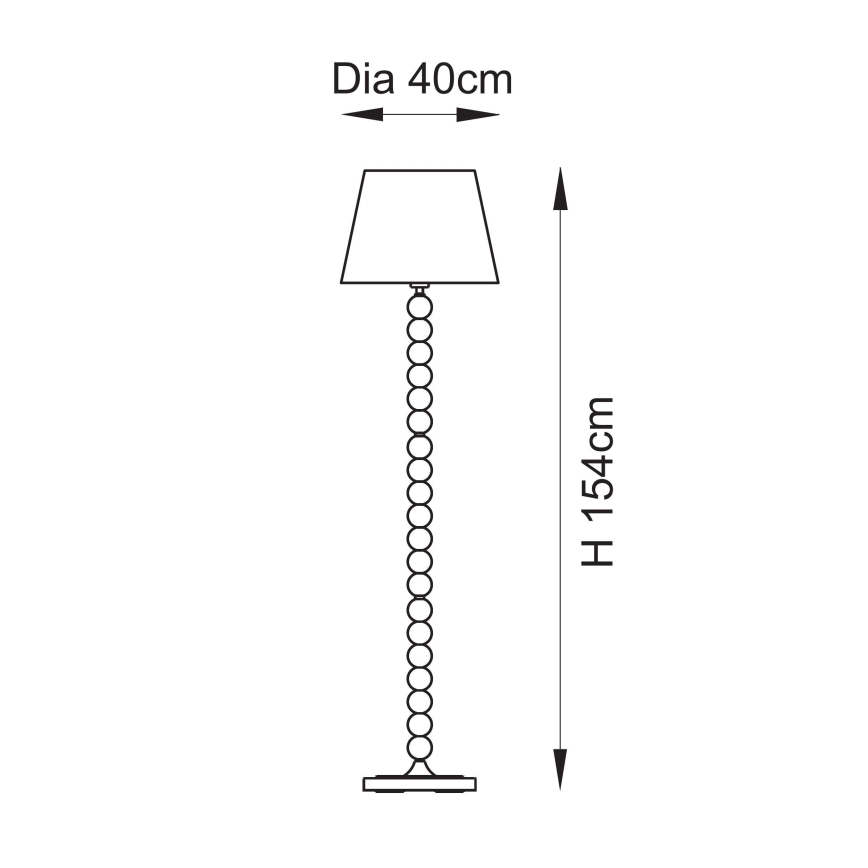 Endon 114667 - Podna lampa HIGGLEDY 1xE27/10W/230V roze