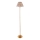Endon 114785 - LED Prigušiva punjiva podna lampa BURLEY LED/1,5W/5V mesing/sivo