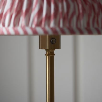 Endon 114786 - LED Prigušiva punjiva podna lampa BURLEY LED/1,5W/5V mesing/roze
