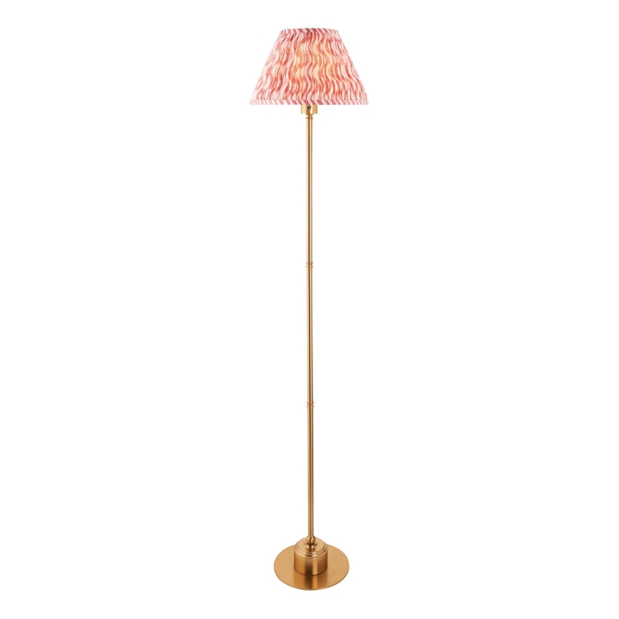 Endon 114786 - LED Prigušiva punjiva podna lampa BURLEY LED/1,5W/5V mesing/roze