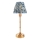 Endon 114796 - LED prigušiva punjiva stona lampa BURLEY LED/1,5W/5V 3600 mAh mesing/plava