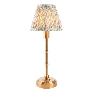 Endon 114800 - LED Prigušiva punjiva stona lampa BURLEY LED/1,5W/5V mesing/zelena