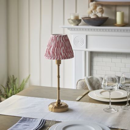 Endon 114804 - LED Prigušiva punjiva stona lampa BURLEY LED/1,5W/5V mesing/roze