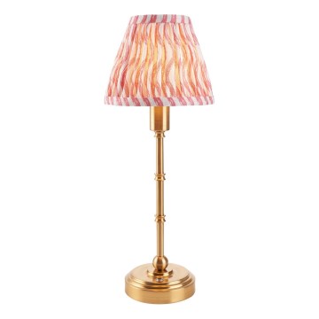 Endon 114804 - LED Prigušiva punjiva stona lampa BURLEY LED/1,5W/5V mesing/roze
