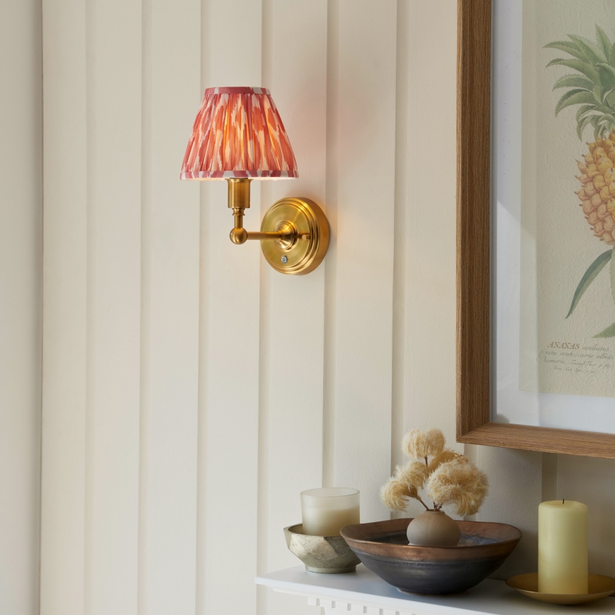 Endon 114817 - LED Prigušiva punjiva zidna lampa BURLEY LED/1,5W/5V mesing/roze