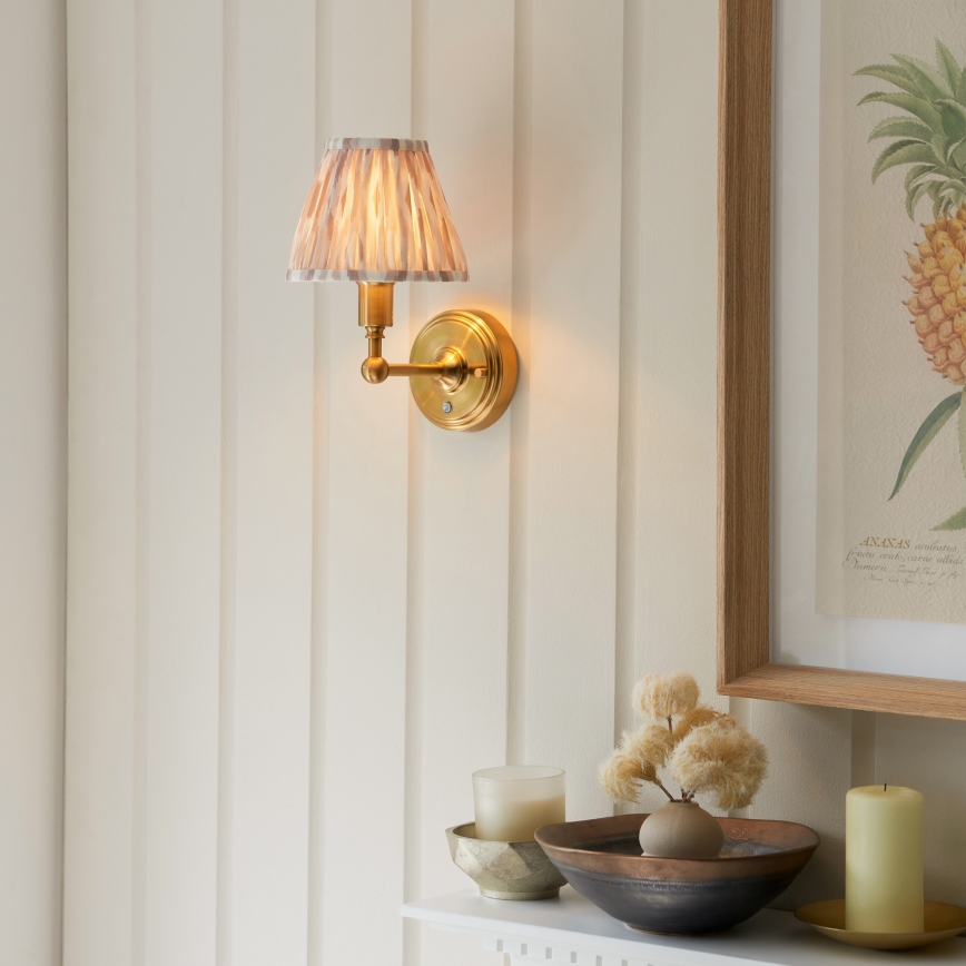 Endon 114831 - LED Prigušiva punjiva zidna lampa BURLEY LED/1,5W/5V mesing/bež