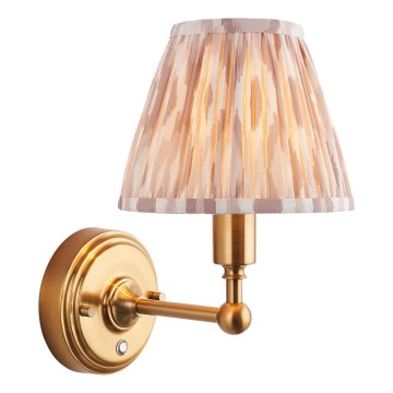 Endon 114831 - LED Prigušiva punjiva zidna lampa BURLEY LED/1,5W/5V mesing/bež
