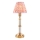 Endon 114842 - LED Prigušiva punjiva stona lampa MORTON LED/1,5W/5V 3600 mAh mesing/roze