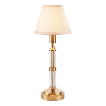 Endon 114849 - LED Prigušiva punjiva stona lampa MORTON LED/1,5W/5V 3600 mAh mesing/bež