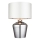 Endon 61198 - Stona lampa WALDORF 1xE27/10W/230V sjajni krom/bela