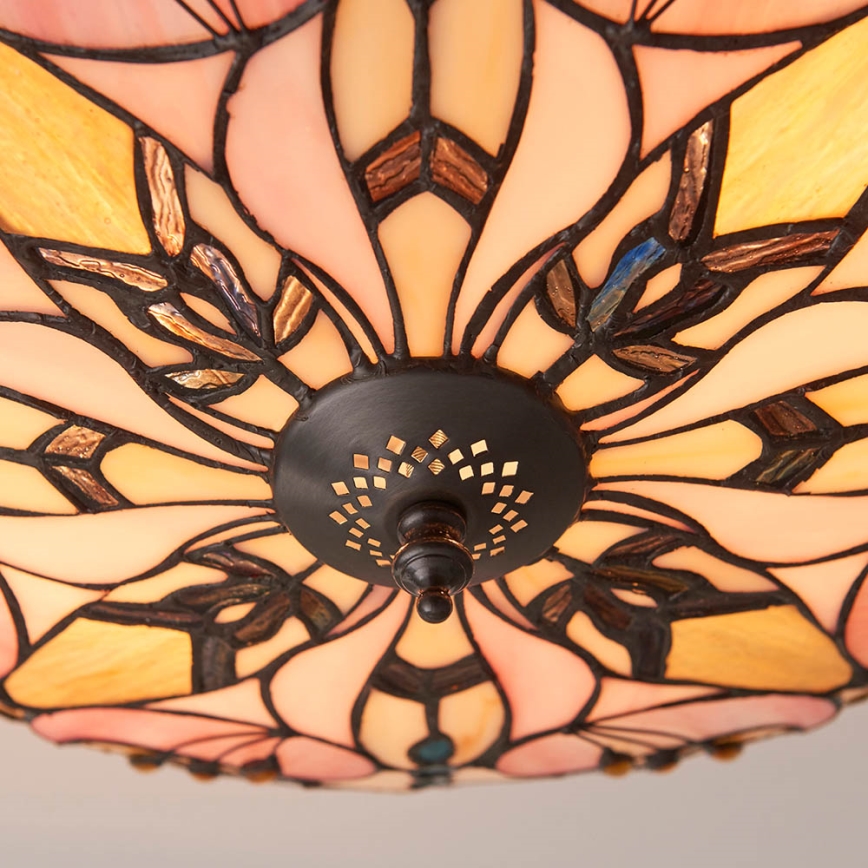 Endon 63922 - Plafonjera ASHTON 2xE27/60W/230V pr. 45 cm