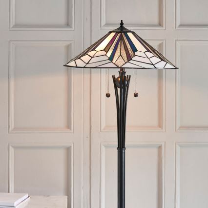 Endon 63934 - Stojeća lampa ASTORIA, 2x E27/60W/230V, prečnik 48 cm