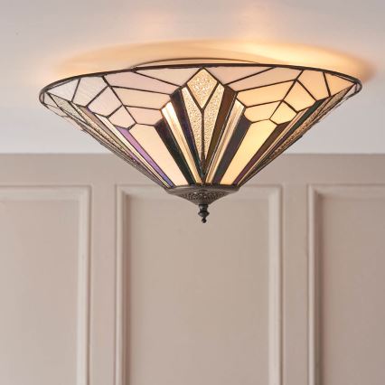 Endon 63935 - Plafonjera ASTORIA 2xE27/60W/230V pr. 48 cm