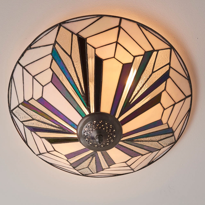 Endon 63935 - Plafonjera ASTORIA 2xE27/60W/230V pr. 48 cm