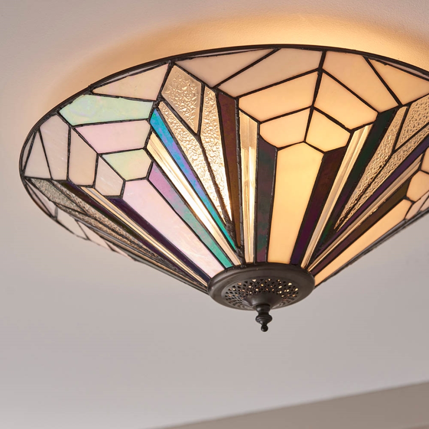 Endon 63935 - Plafonjera ASTORIA 2xE27/60W/230V pr. 48 cm