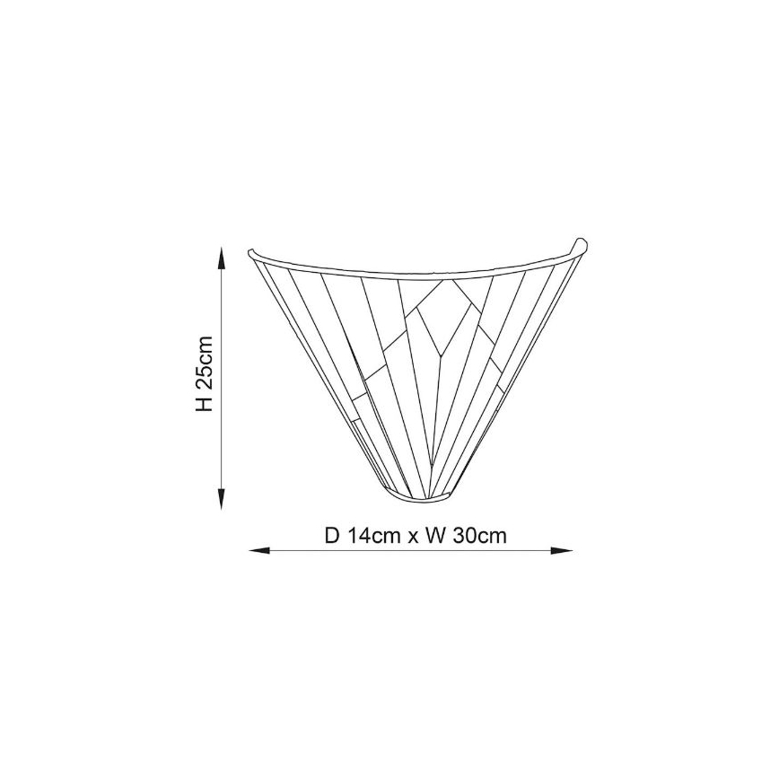 Endon 63940 - Zidna lampa ASTORIA 1xE14/40W/230V