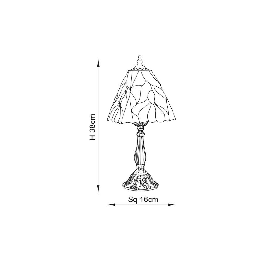 Endon 63963 - Stona lampa BOTANICA 1xE14/40W/230V pr. 16 cm