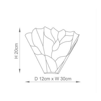 Endon 63964 - Zidna lampa BOTANICA 1xE14/40W/230V