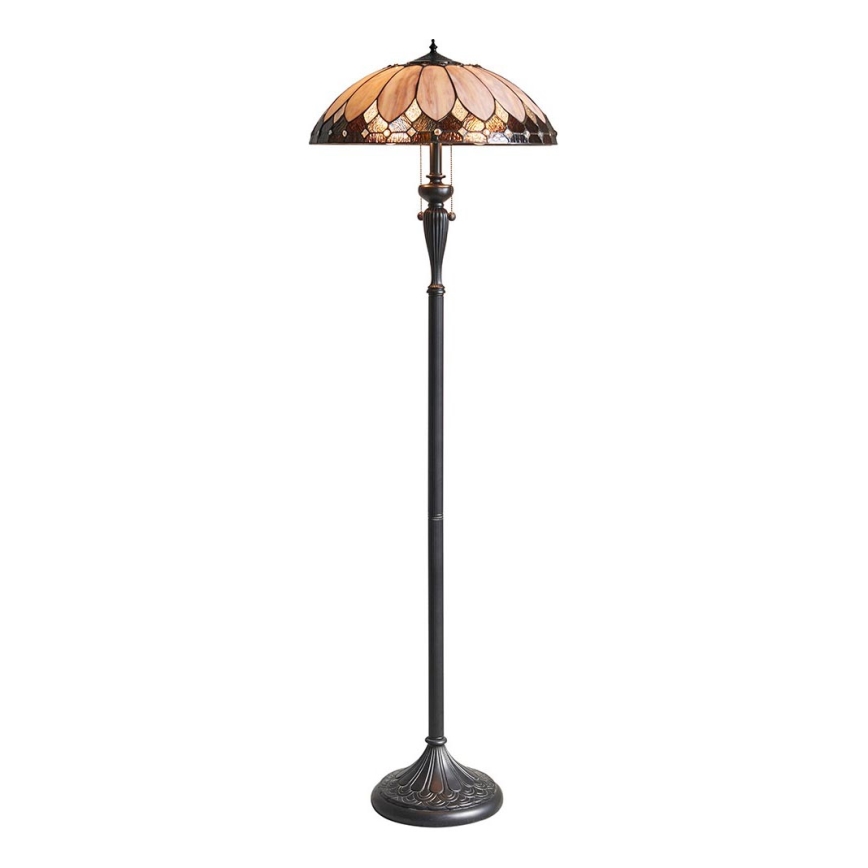 Endon 63972 - Podna lampa BROOKLYN 2xE27/60W/230V prečnik 50 cm