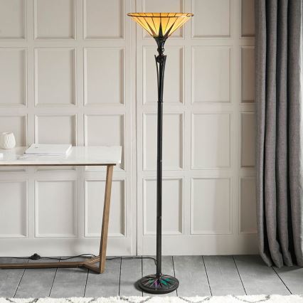 Endon 64042 - Podna lampa DARK STAR 1xE27/60W/230V pr. 42 cm