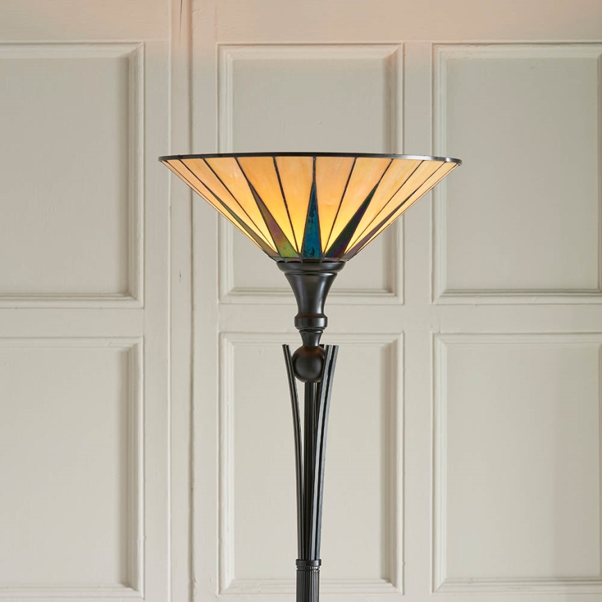 Endon 64042 - Podna lampa DARK STAR 1xE27/60W/230V pr. 42 cm