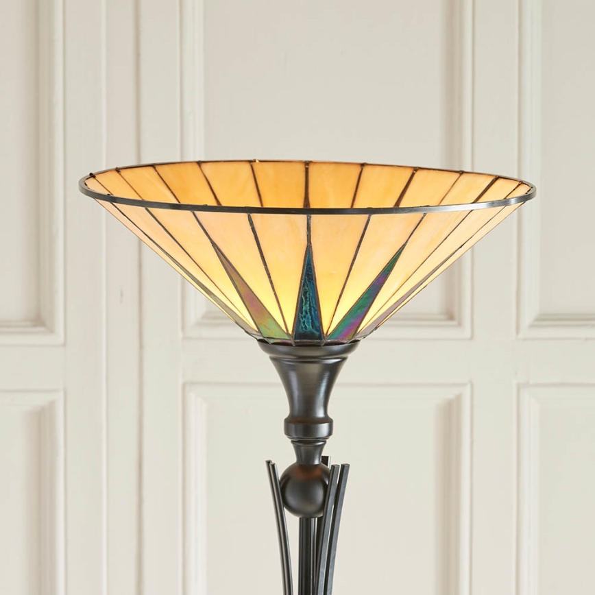 Endon 64042 - Podna lampa DARK STAR 1xE27/60W/230V pr. 42 cm