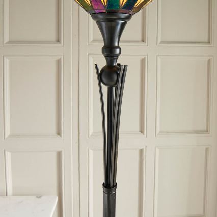 Endon 64042 - Podna lampa DARK STAR 1xE27/60W/230V pr. 42 cm
