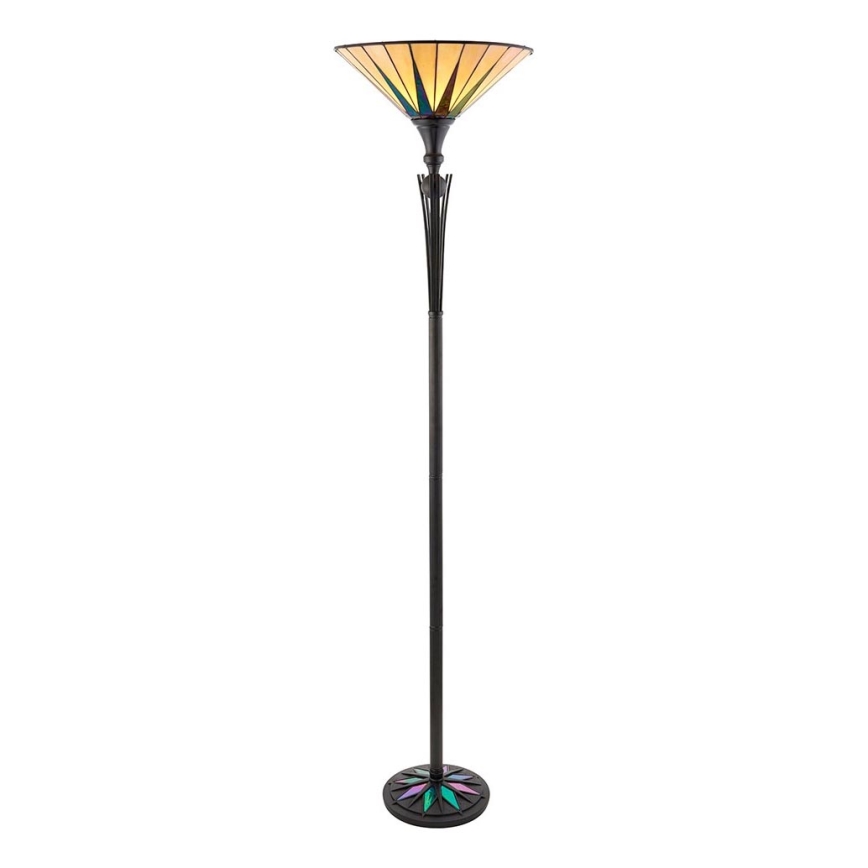 Endon 64042 - Podna lampa DARK STAR 1xE27/60W/230V, prečnik 42 cm