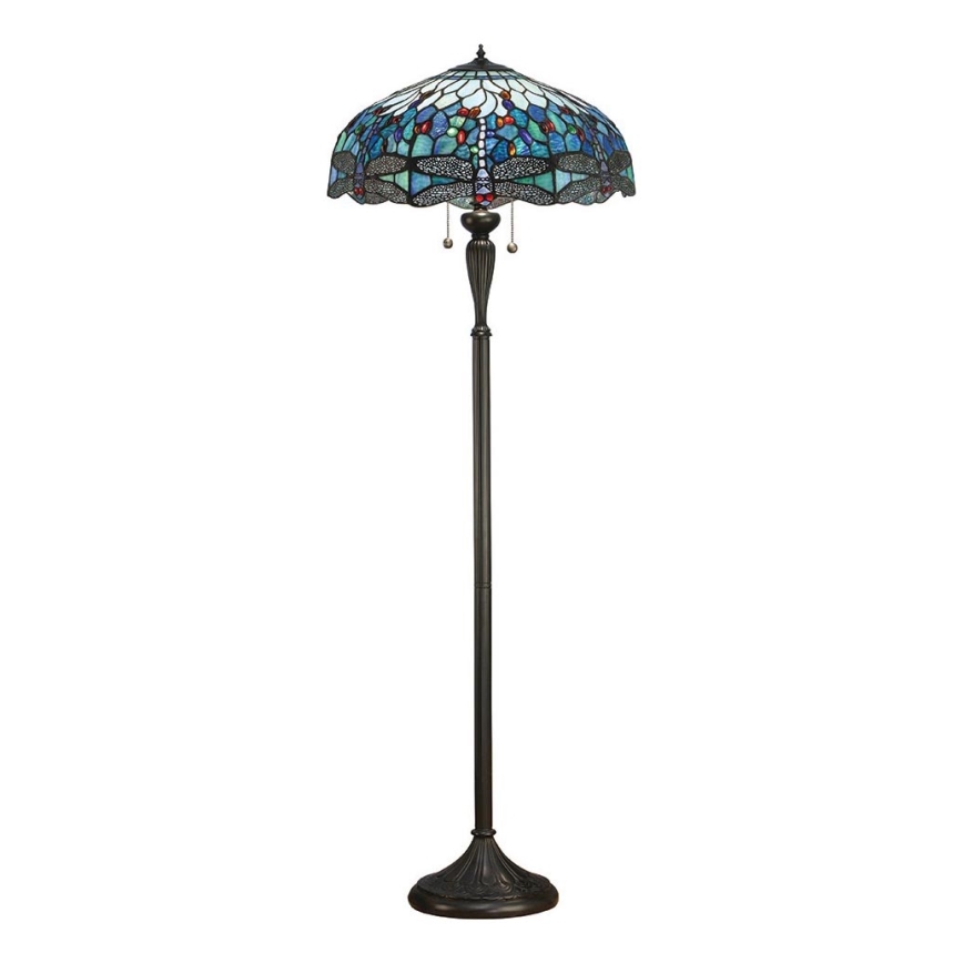 Endon 64069 - Podna lampa DRAGONFLY 2xE27/60W/230V prečnik 50 cm