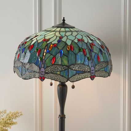 Endon 64069 - Podna lampa DRAGONFLY 2xE27/60W/230V prečnik 50 cm