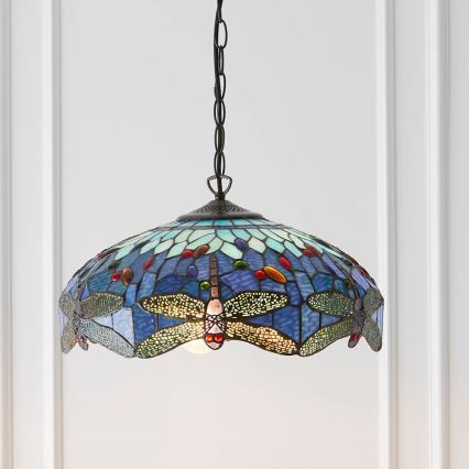 Endon 64080 - Viseći luster na lancu DRAGONFLY 3xE27/60W/230V, prečnik 41 cm