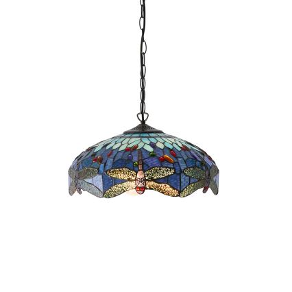 Endon 64080 - Viseći luster na lancu DRAGONFLY 3xE27/60W/230V, prečnik 41 cm